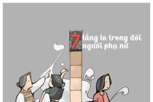 Xúc động bộ ảnh 'bảy lắng lo trong đời người phụ nữ'