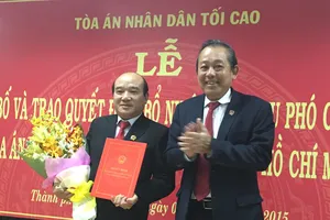 TAND cấp cao tại TP.HCM có thêm phó chánh án mới