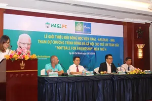 U-14 học viện HAGL-Arsenal JMG đến Milan thi đấu