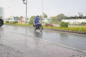 Long An có mưa chuyển mùa