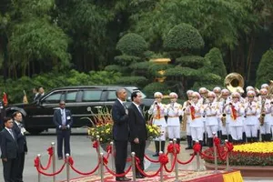 Chùm ảnh: Lễ đón chính thức Tổng thống Obama 