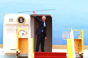 Chuyên cơ của Tổng thống Obama đã rời Việt Nam
