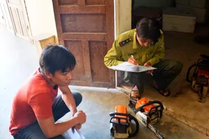 Đốí tượng phá rừng giáp ranh, làm thuê cho trưởng CA xã
