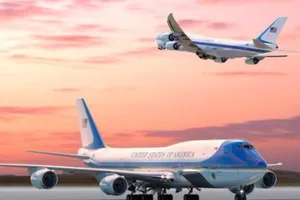 Lộ diện chuyên cơ đặc biệt của Tổng thống Trump