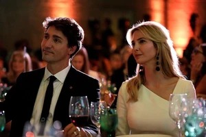 Ivanka Trump tái ngộ thủ tướng Canada điển trai