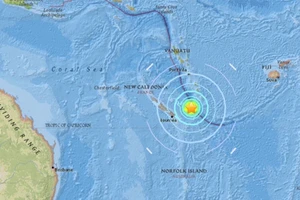 Sóng thần tại vùng lãnh thổ thuộc Pháp 