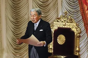 Nhật hoàng ấn định thời điểm thoái vị