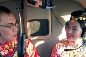 Chi 347 triệu thuê trực thăng... đi rước dâu