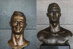 Ronaldo được thay tượng sau khi lập hat-trick tại World Cup