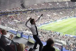 Tổng thống Macron phấn khích khi Pháp vô địch World Cup