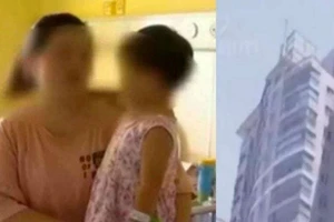 Rơi từ lầu 17, bé 2 tuổi vừa khóc vừa chạy vào chung cư 