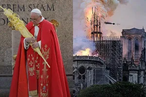 Giáo hoàng Francis lên tiếng sau vụ cháy Nhà thờ Đức Bà Paris
