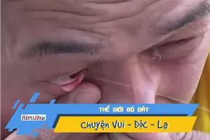 Video: Kỳ lạ người đàn ông dùng nước mắt viết chữ, tưới cây