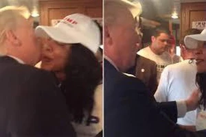 Ông Trump dính lùm xùm cưỡng hôn nữ nhân viên