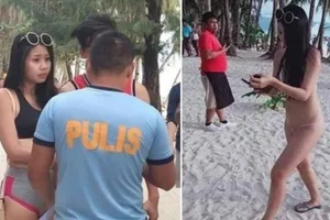 Du khách bị phạt vì mặc bikini 'thiếu vải'