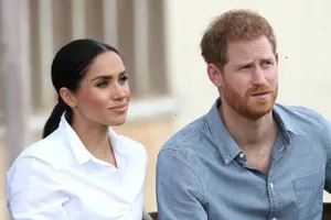 Vợ chồng hoàng tử Harry. Ảnh: GETTY IMAGES