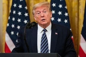 Tổng thống Mỹ Donald Trump nói rằng ông rất vui khi thấy ông Kim trở lại. Ảnh: BEST IMAGE