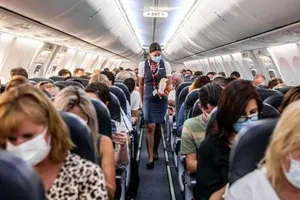 Một chuyến bay đưa du khách từ Hà Lan đến Bulgaria vào ngày 26-6. Ảnh: EPA