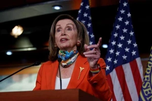 Chủ tịch Hạ viện Nancy Pelosi. Ảnh: AP