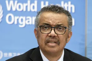 Tổng giám đốc Tổ chức Y tế Thế giới Tedros Adhanom Ghebreyesu. Ảnh: AP/Salvatore Di Nolfi/CRIKEY 