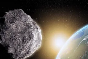 Một thiên thạch sẽ đi ngang trái đất ở cự ly gần vào ngày 1-9. Ảnh: GETTY IMAGE /Science Photo Library - ANDRZEJ WOJCICKI/RT