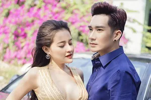 Ngân 98 'nổi da gà' khi diễn cảnh nóng với Quang Hà
