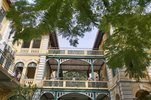 Trường THPT chuyên Trần Đại Nghĩa vừa được xếp hạng Di tích lịch sử văn hóa cấp Thành phố. Ảnh: Trí Nhiên