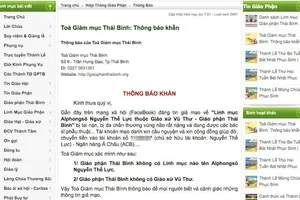 Trang giả Lại Văn Sâm kêu gọi chuyển tiền giúp linh mục bị nạn