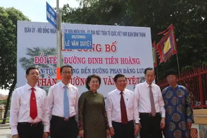 TP.HCM chính thức có đường Lê Văn Duyệt