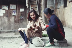 Ái Phương nóng ruột phải đến miền Trung