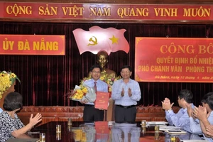 Nhân sự mới tại Văn phòng Thành ủy Đà Nẵng