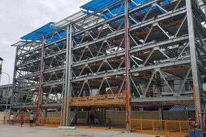 Mục sở thị bãi đỗ xe lắp ghép công nghệ Nhật tại Đà Nẵng