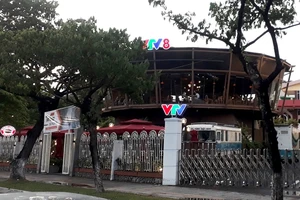 Quán cà phê xây không phép trong khuôn viên VTV8 bị xử phạt