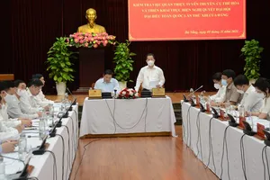 Đoàn kiểm tra của Bộ Chính trị làm việc với Đà Nẵng