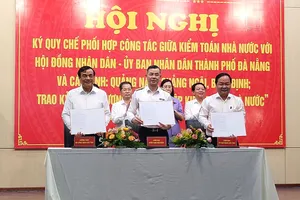 Kiểm toán Nhà nước ký quy chế phối hợp với Đà Nẵng và 3 tỉnh miền Trung