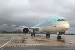 Máy bay từ Đà Nẵng đi Hàn Quốc bị móp đầu, phải hủy chuyến