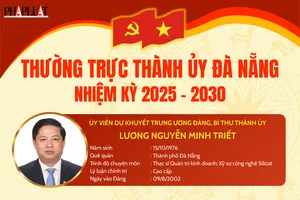 Chân dung Bí thư, các Phó Bí thư Thành ủy Đà Nẵng nhiệm kỳ 2025-2030