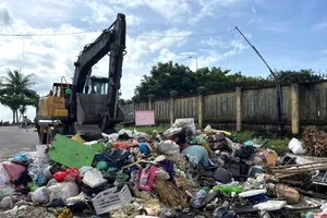 1 phường tại Đà Nẵng dọn gần 100 tấn rác đổ trộm trong 10 ngày