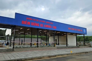 Cao tốc Đà Nẵng – Quảng Ngãi có điểm dừng xe đầu tiên 