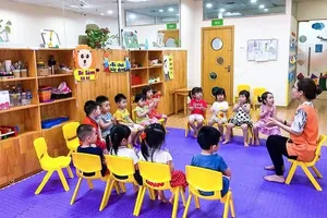 Từ ngày 1-9, trẻ mầm non 5 tuổi được miễn học phí