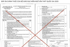 Bộ GD&ĐT: Chưa công bố đáp án chính thức môn thi tốt nghiệp THPT 2025