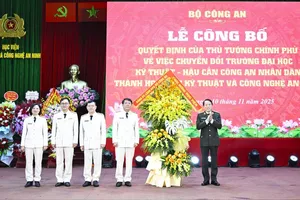 Công bố đổi tên trường Đại học Kỹ thuật - Hậu cần Công an nhân dân