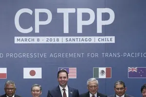 Nhật hoan nghênh việc Đài Loan gia nhập CPTPP. Ảnh: Claudio Reyes/AFP