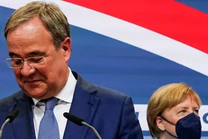 Ông Armin Laschet - ứng cử viên thủ tướng Đức của CDU/CSU. Ảnh: Clemens Bilan/GETTY IMANGES