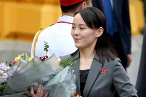 Bà Kim Yo-jong. Ảnh: Loung Thai Linh/AFP