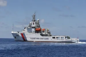 Một tàu cảnh sát biển Trung Quốc. Ảnh: Erik De Castro/REUTERS
