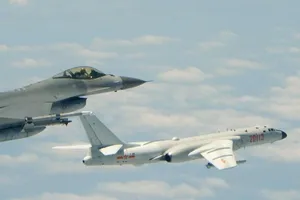 Trung Quốc đang gia tăng các hoạt động áp sát Đài Loan. Ảnh: CƠ QUAN PHÒNG VỆ ĐÀI LOAN/AFP