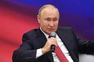 Tổng thống Nga Vladimir Putin. Ảnh: Mikhail Voskresenskiy/AFP/SPUTNIK