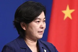 Người phát ngôn Bộ Ngoại giao Trung Quốc Hoa Xuân Oánh. Ảnh: VCG