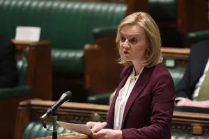 Ngoại trưởng Anh Liz Truss. Ảnh: Jessica Taylor/QUỐC HỘI ANH/REUTERS